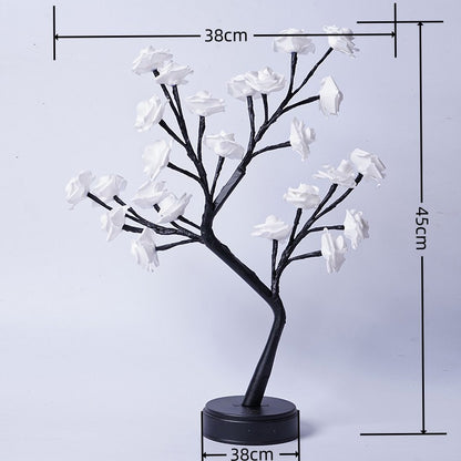 LED Rose Tree Light Christmas Tree Lamp decordunia