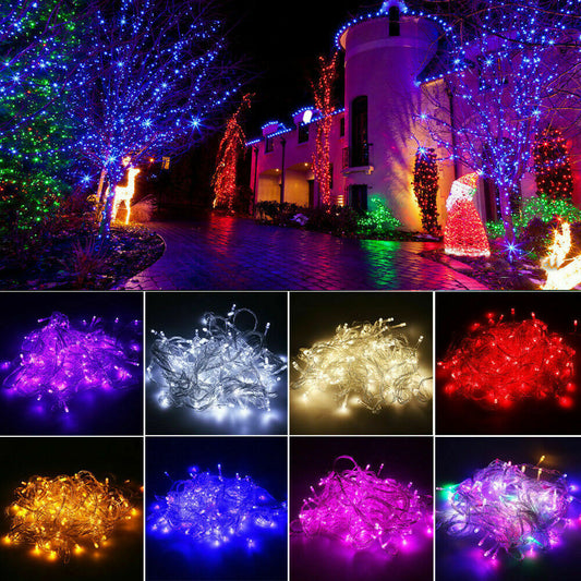 LED Fairy String Lights Multicolor Garland Beads Outdoor Waterproof Holiday Party Christmas Tree Decor decordunia