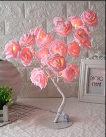 LED Tree Lamp Rose Small Tree Lamp Modeling Lamp Table Lamp decordunia