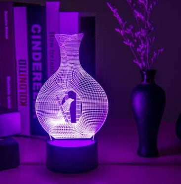 Creative 3D night light LED lamp decordunia