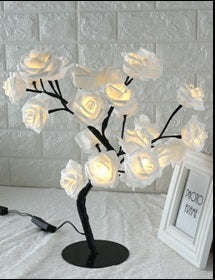 LED Tree Lamp Rose Small Tree Lamp Modeling Lamp Table Lamp decordunia