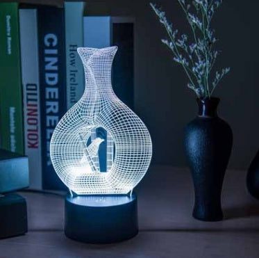 Creative 3D night light LED lamp decordunia