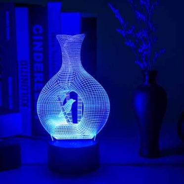 Creative 3D night light LED lamp decordunia