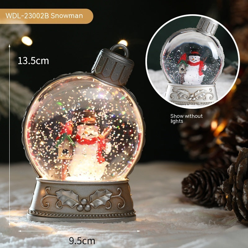 Christmas Holiday Decorations Luminous Simulation Flat Light LED Decoration Scene Layout Flame Light Home Decor decordunia