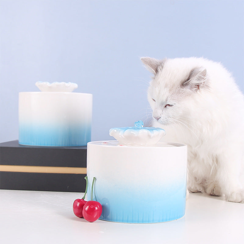 Automatic Circulating Heating Thermostat Ceramics For Cat Drinking Fountains