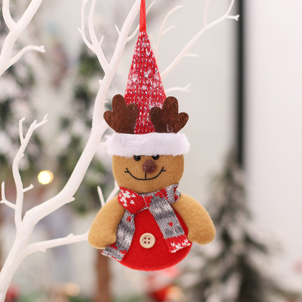 Christmas Decorations Christmas Tree Cartoon Doll Pendant decordunia