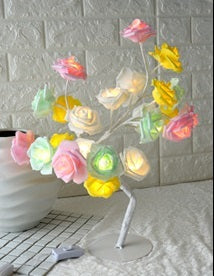 LED Tree Lamp Rose Small Tree Lamp Modeling Lamp Table Lamp decordunia