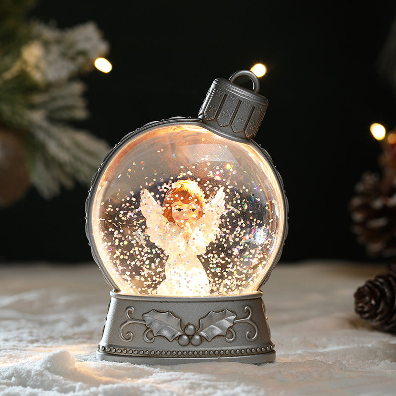 Christmas Holiday Decorations Luminous Simulation Flat Light LED Decoration Scene Layout Flame Light Home Decor decordunia