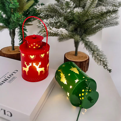 Christmas Candle Lights LED Small Lanterns Wind Lights Electronic Candles Nordic Style Creative Holiday Decoration Decorations decordunia