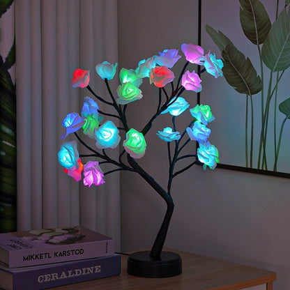 LED Rose Tree Light Christmas Tree Lamp decordunia