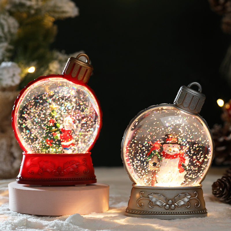 Christmas Holiday Decorations Luminous Simulation Flat Light LED Decoration Scene Layout Flame Light Home Decor decordunia