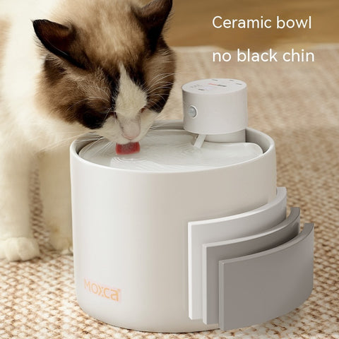 Cat Intelligent Water Dispenser Automatic Flow Induction Filter Element Water Fountain