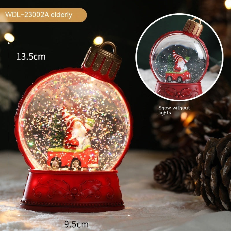 Christmas Holiday Decorations Luminous Simulation Flat Light LED Decoration Scene Layout Flame Light Home Decor decordunia