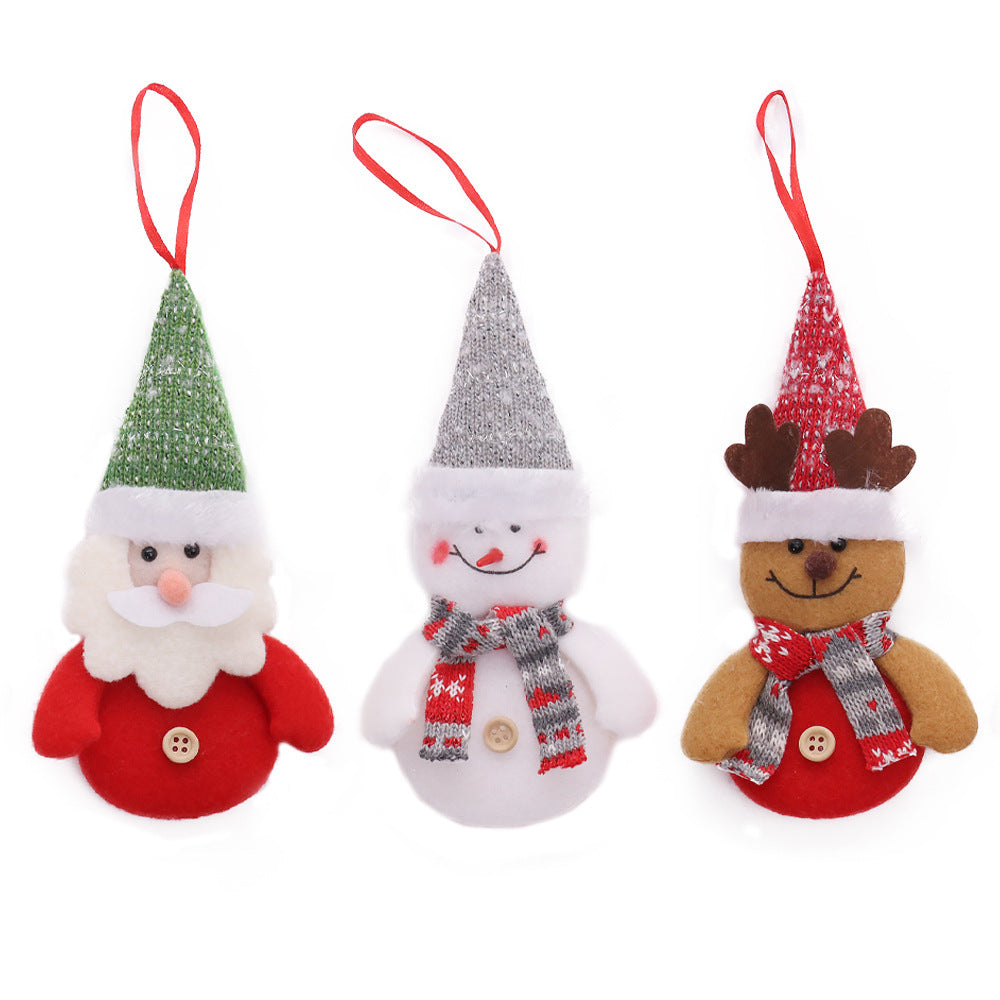 Christmas Decorations Christmas Tree Cartoon Doll Pendant decordunia