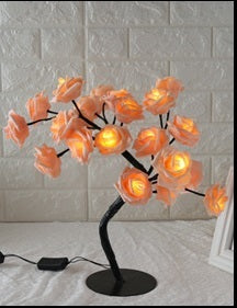 LED Tree Lamp Rose Small Tree Lamp Modeling Lamp Table Lamp decordunia