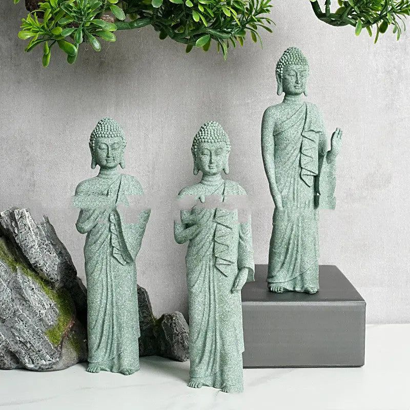 Stone Buddha Crafts Creative Ornament Home Decor decordunia