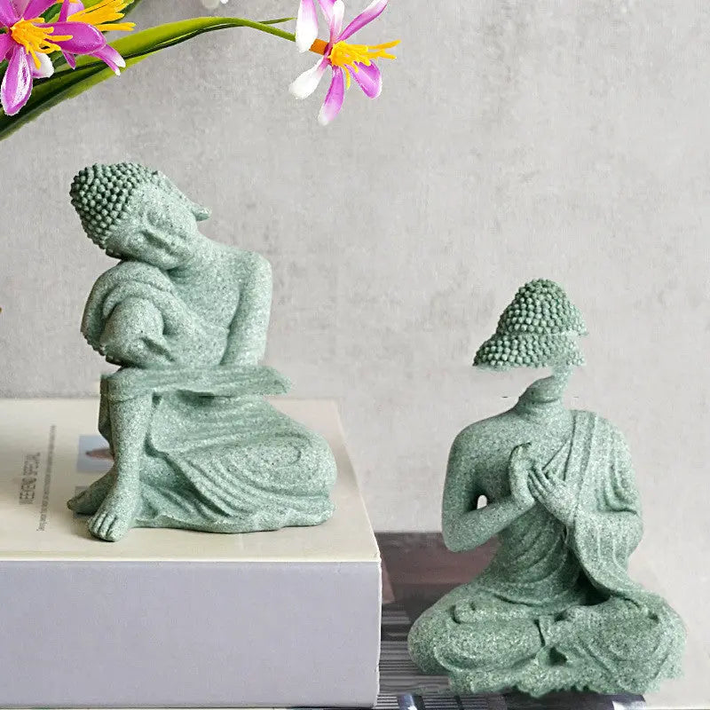 Stone Buddha Crafts Creative Ornament Home Decor decordunia