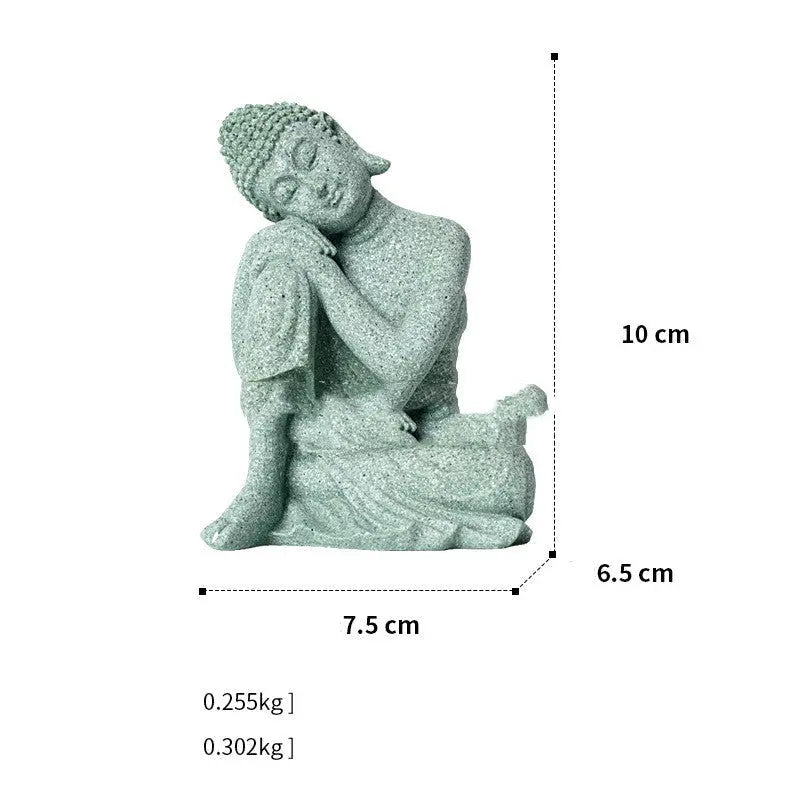 Stone Buddha Crafts Creative Ornament Home Decor decordunia