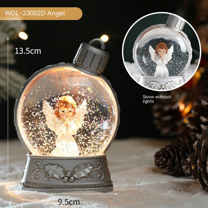 Christmas Holiday Decorations Luminous Simulation Flat Light LED Decoration Scene Layout Flame Light Home Decor decordunia