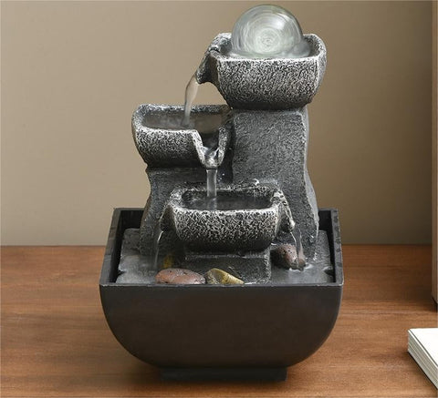 Modern Minimalist Water Fountain Desktop Decoration