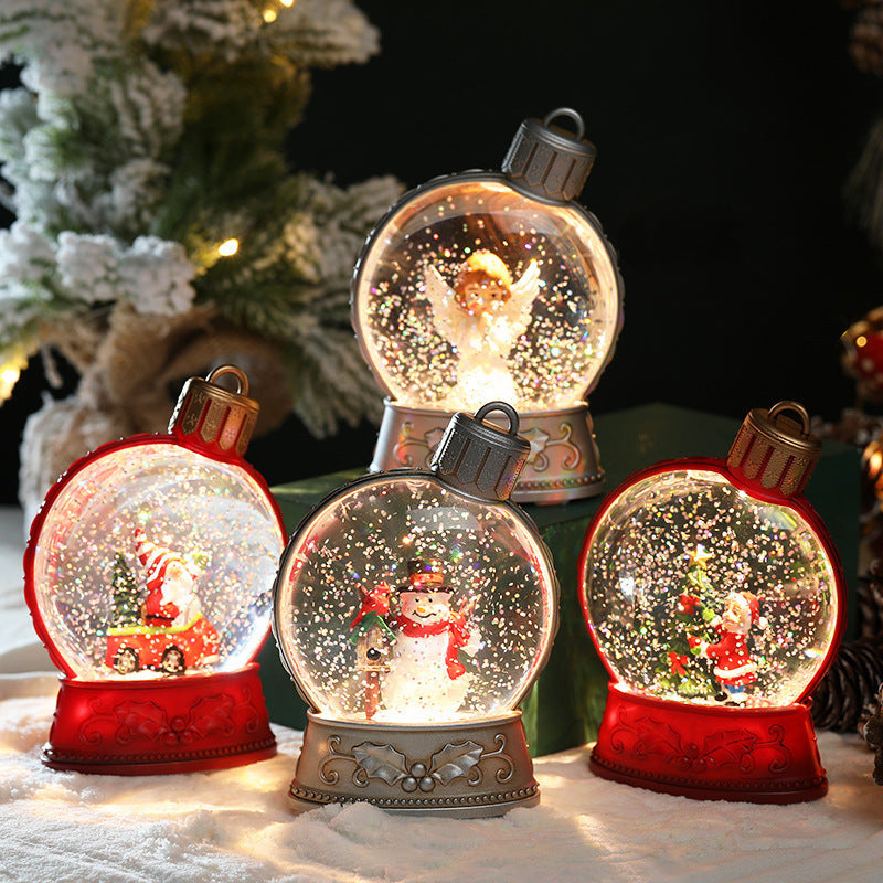 Christmas Holiday Decorations Luminous Simulation Flat Light LED Decoration Scene Layout Flame Light Home Decor decordunia