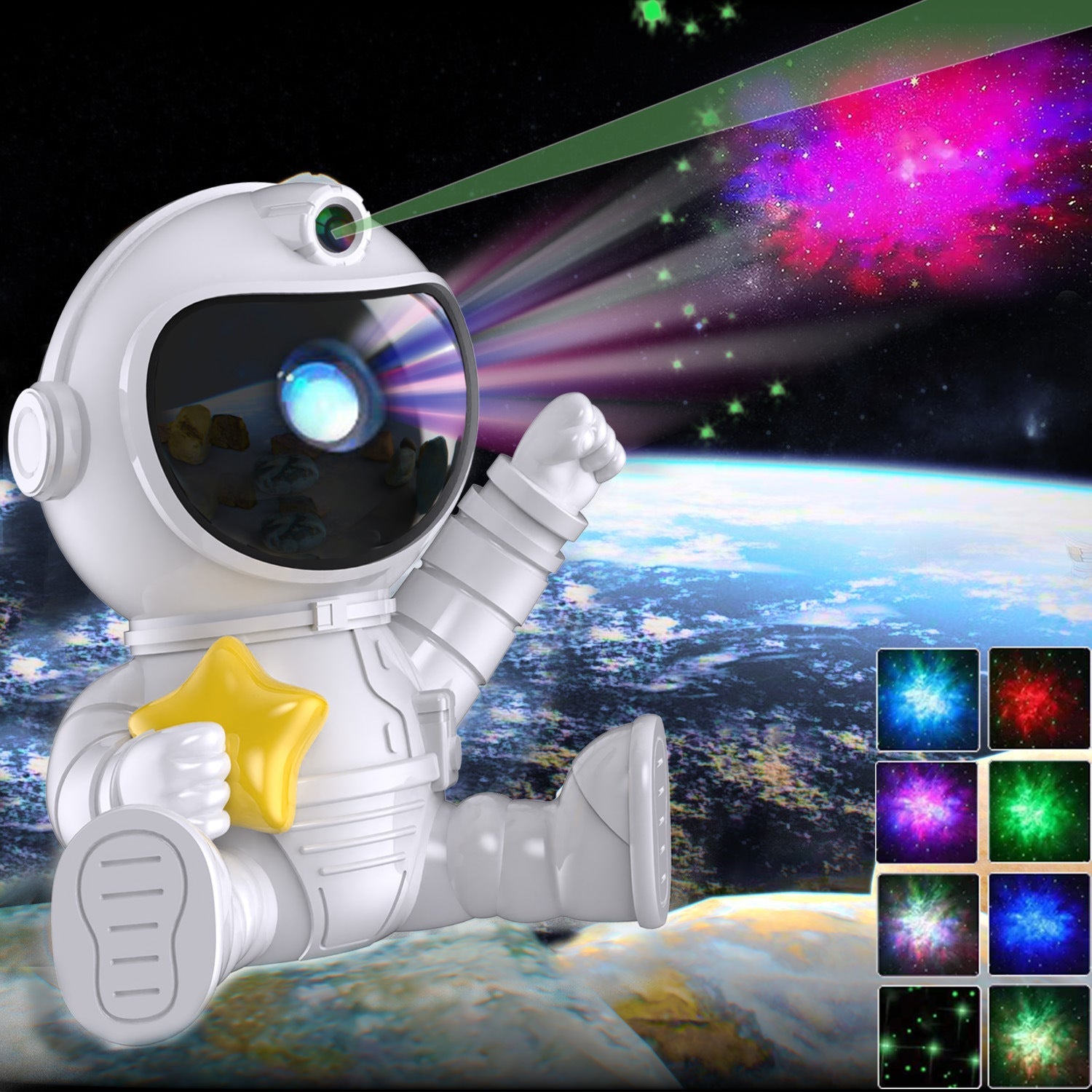 Astronaut Sky Projection Lamp Romantic Ornaments Home Decor decordunia