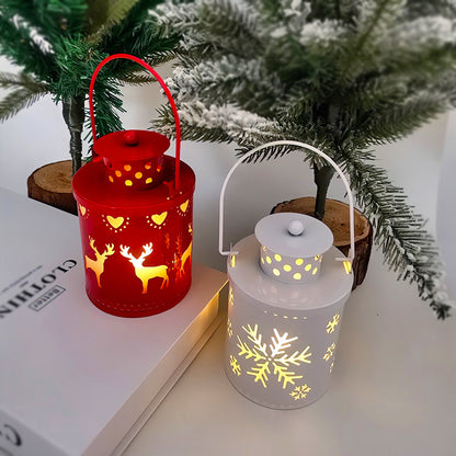 Christmas Candle Lights LED Small Lanterns Wind Lights Electronic Candles Nordic Style Creative Holiday Decoration Decorations decordunia