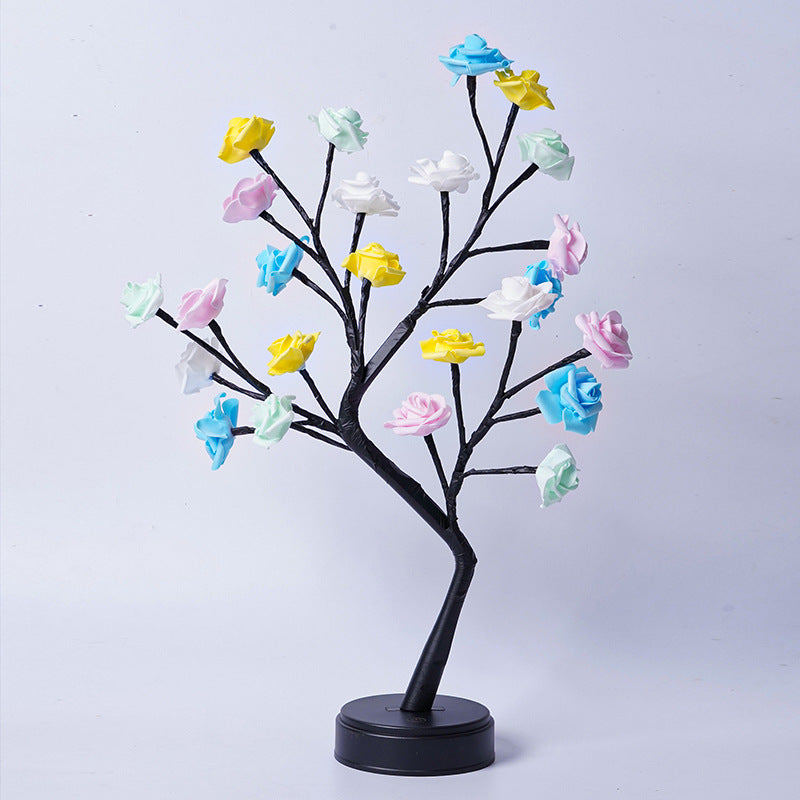 LED Rose Tree Light Christmas Tree Lamp decordunia